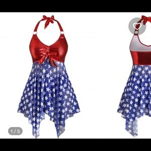 Plus size 4XL bathing suit, swim suit.